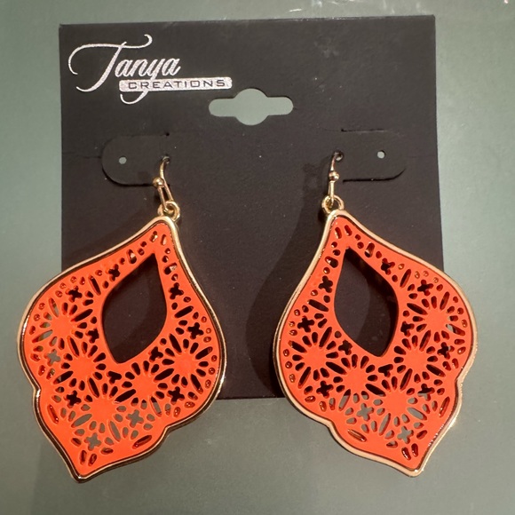 High-End Department Store Designer One of Kind Statement Earrings - Picture 1 of 4